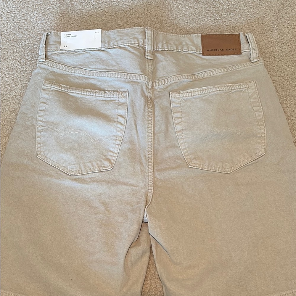 American Eagle Outfitters Tan Jean Shorts